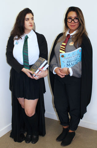 Henkaa Convertible Dress used as Hogwarts Students from Harry Potter Gryffindor and Slytherin Halloween Costume, great cosplay costume that you can wear again.