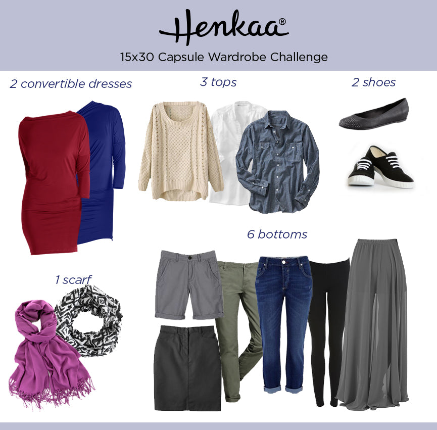 Henkaa's 15x30 Capsule Wardrobe Project