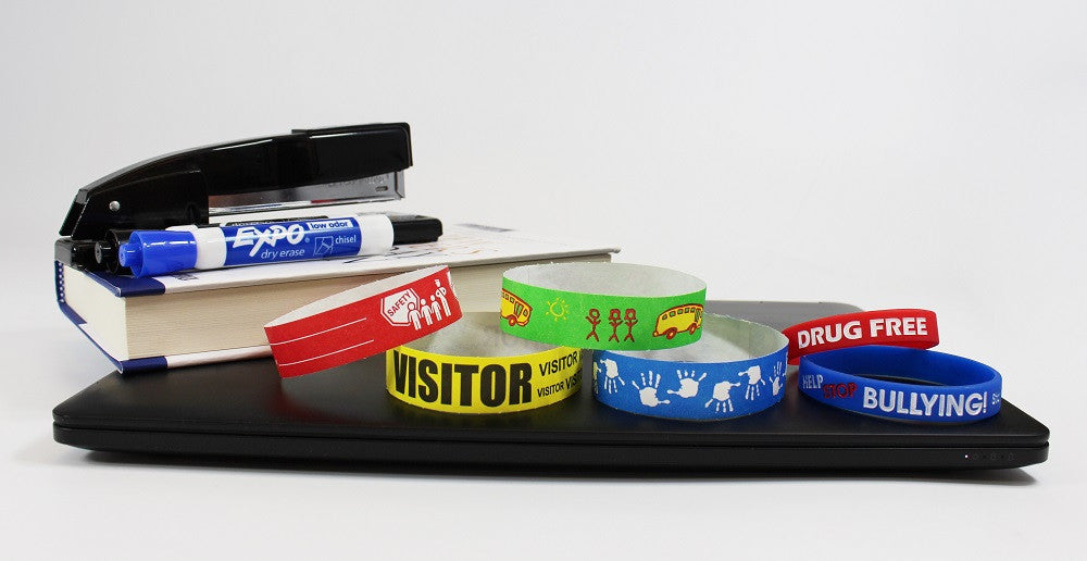 back to school wristbands.