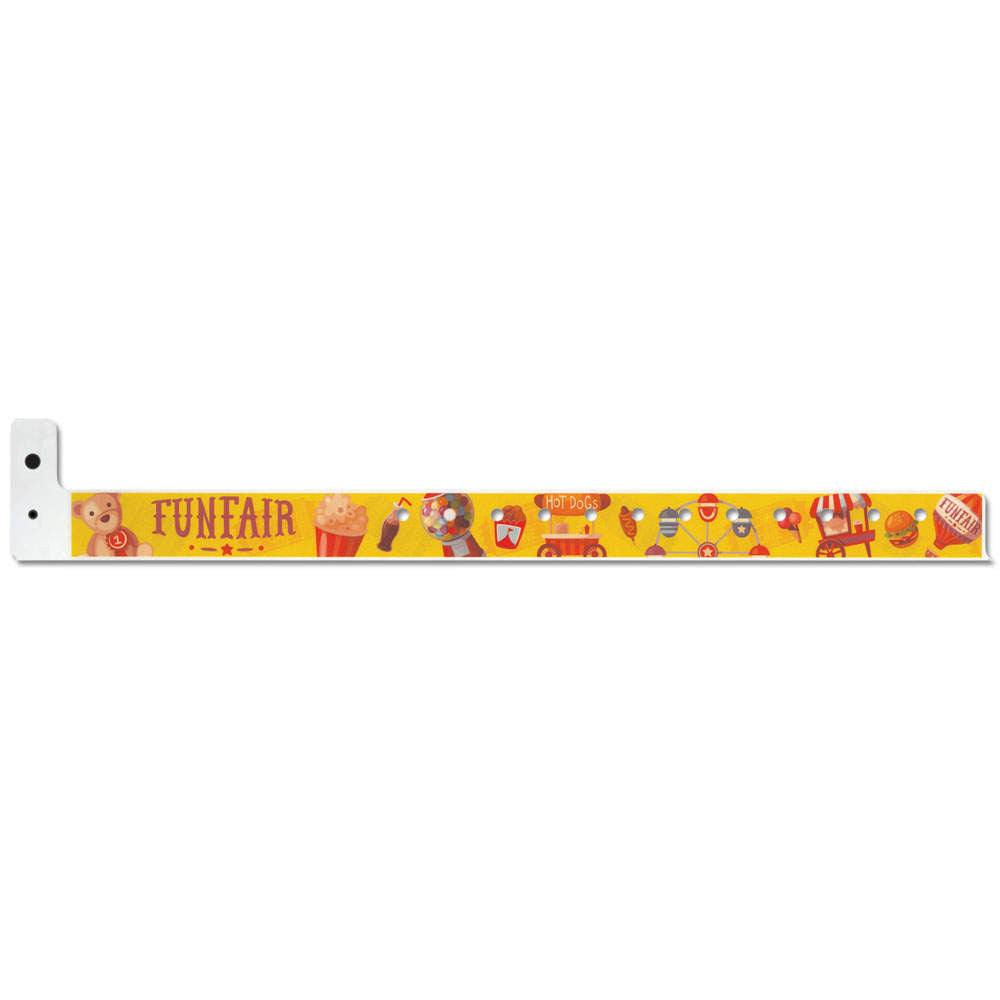 Plastic Fun Fair Wristbands 3/4