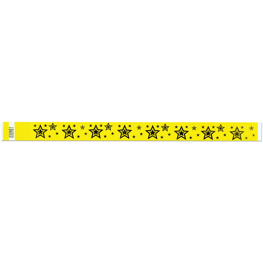 Tyvek Star Explosion Wristbands 3/4