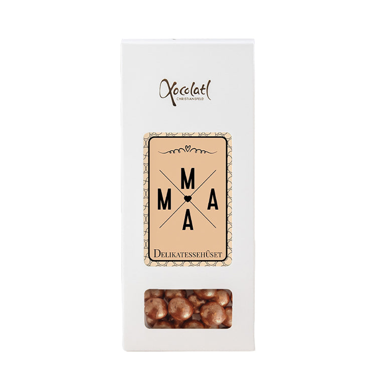 Se Æske 'MOR' - vælg selv indhold - Beige - MAMA / Lakrids med chokolade hos Delikatessehuset