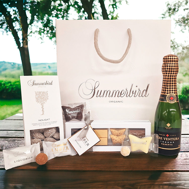 Se Treats for One - gavepose med chokolade fra Summerbird hos Delikatessehuset