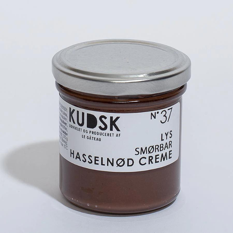 Lys smørbar hasselnød creme - Kudsk