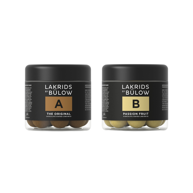 (Bland selv) 2-pak, Lakrids by Bülow choc-coated - D - Salt & Caramel / C - Coffee