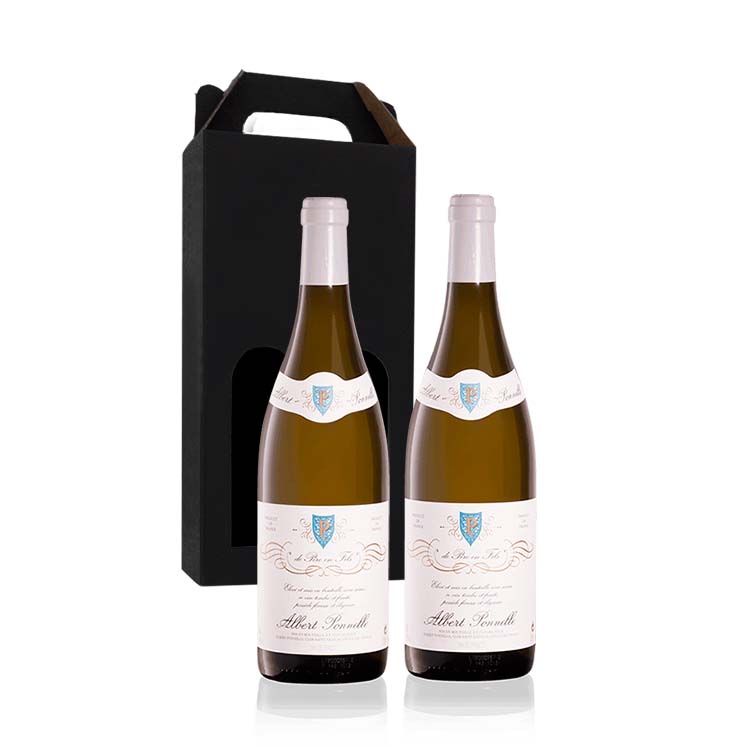 6: Vingave, hvid Signature Blanc Bourgogne, 2 flasker i gaveæske