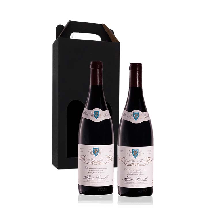 Vingave Bourgogne, 2 flasker i gaveæske