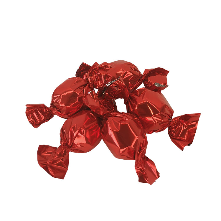 Billede af Chokoladekugle med hasselnøddecreme - rød