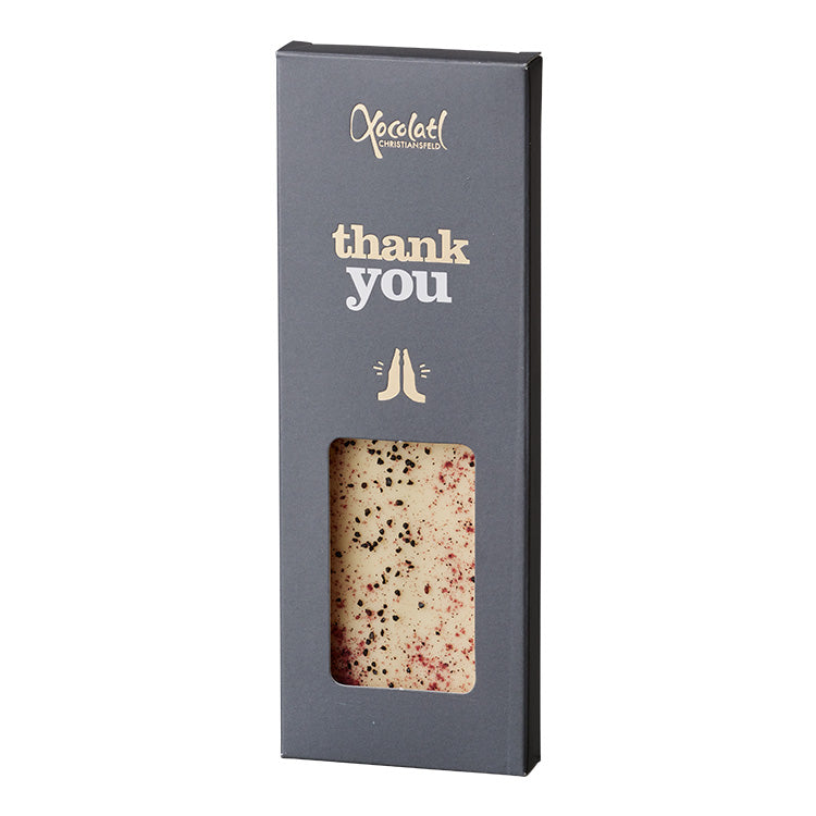 Se Chokoladeplade 'Thank You' fra Xocolatl hos Delikatessehuset