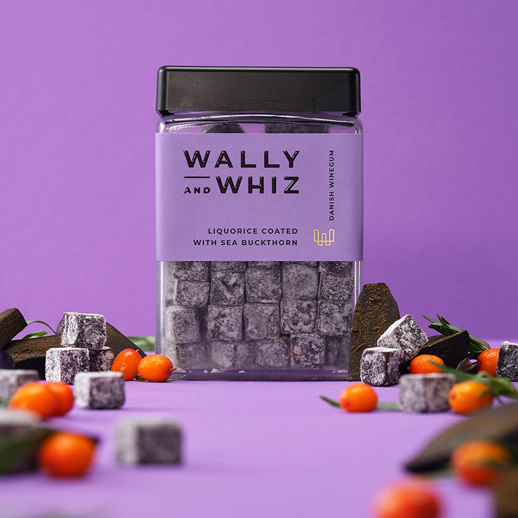 Billede af Wally & Whiz Lakrids - Lakrids med Havtorn (stor)