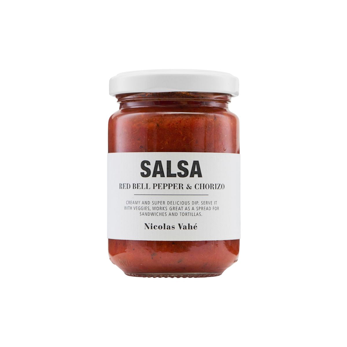 Se Salsa med Rød Peber & Chorizo - Nicolas Vahé hos Delikatessehuset