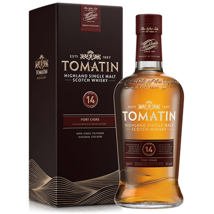 Se Tomatin 14 år - Highland Single Malt Scotch Whisky Port Casks hos Delikatessehuset