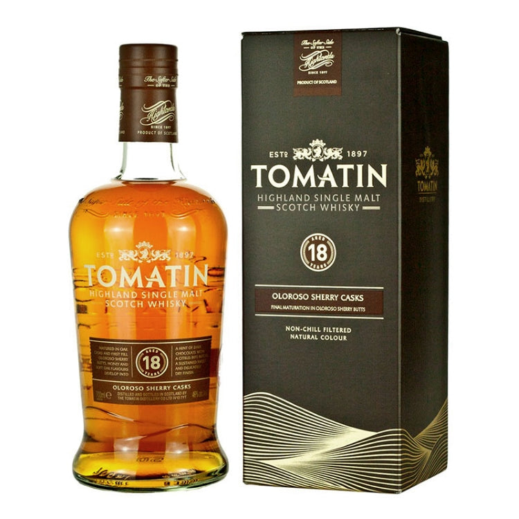 Se Tomatin 18 år - Highland Single Malt Scotch Whisky hos Delikatessehuset