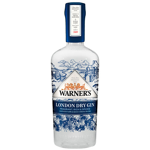 Se Warner's London Dry Gin, 70 cl hos Delikatessehuset