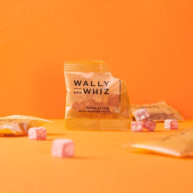 Billede af Flowpack Wally & Whiz vingummi - Mango med Passion