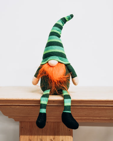 St Patricks Day Gnome, plush