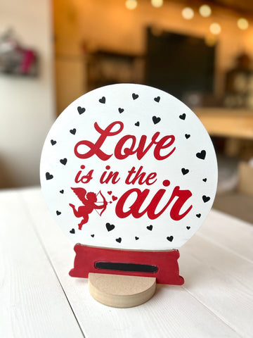 Love is in the air DIY craft Home decor, Valentines Day