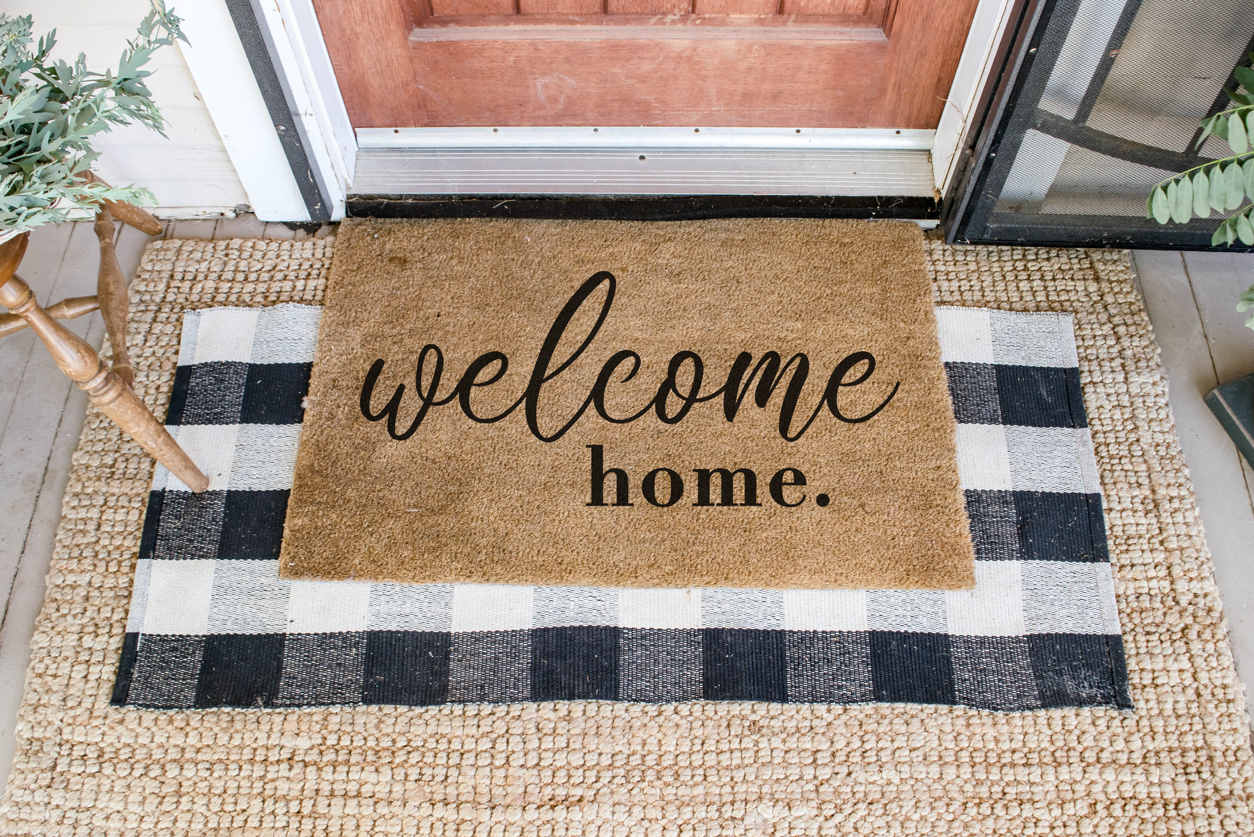 HOME Where the HO & Me Come Together DIY Doormat