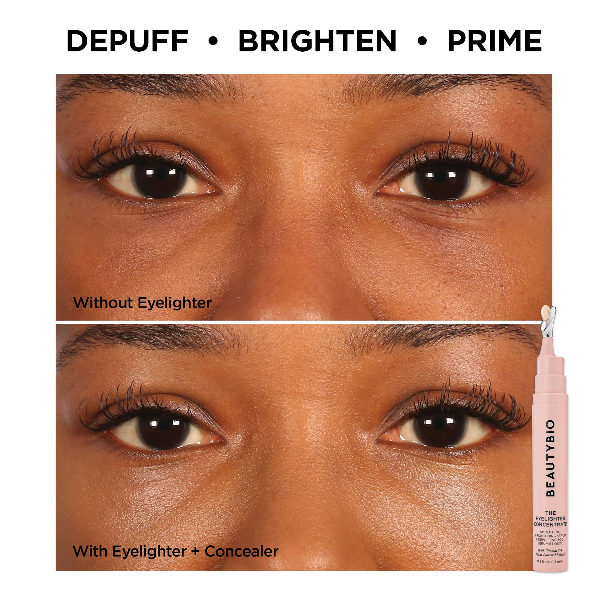 Depuff Brighten and Prime with Eyelighter