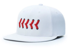 buzz the tower hat, baseball seams hat, white baseball hat
