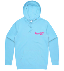 cotton candy hoodie, baseball hoodie, blue baseball hoodie