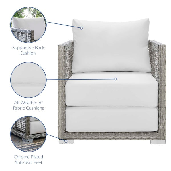 Aura Rattan Outdoor Patio Armchair by Modway