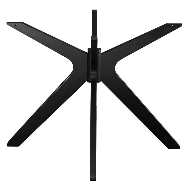 Traverse 50′ Round Performance Artificial Marble Dining Table in Black White By Modway