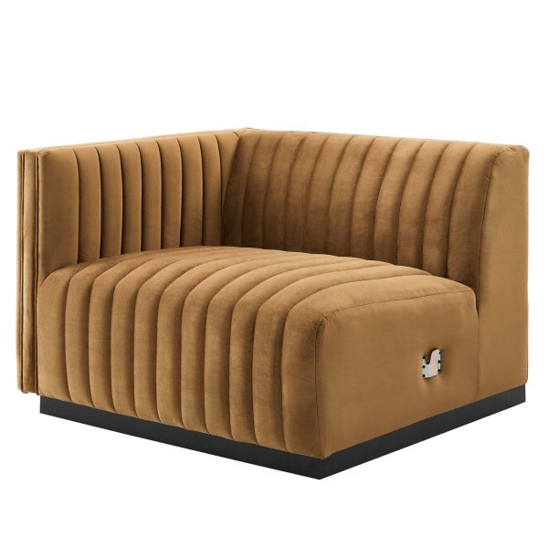 Conjure Channel Tufted Performance Velvet Sofa By Modway