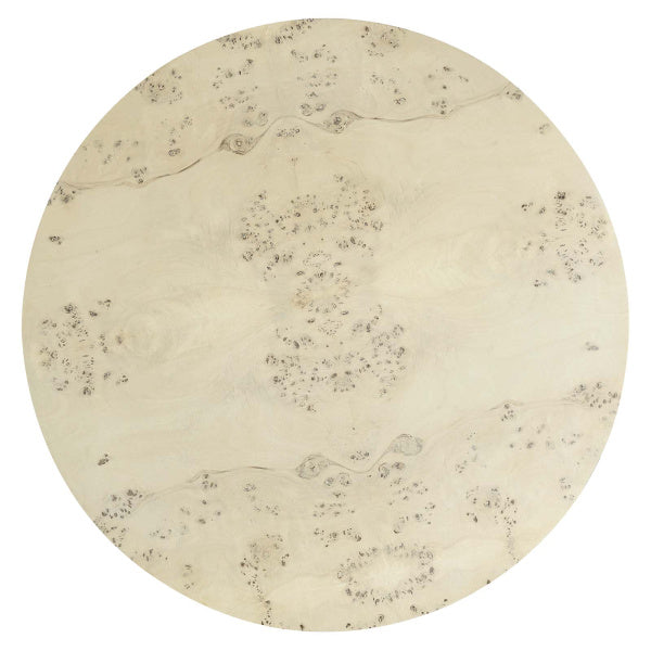 Cosmos 35′ Round Burl Wood Coffee Table By Modway