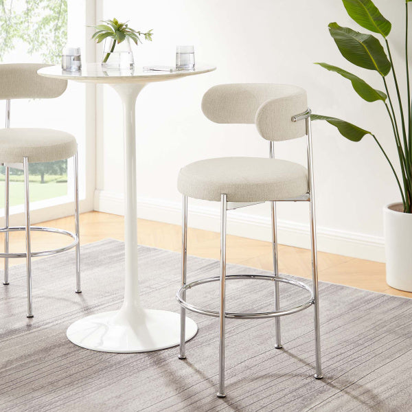 Albie Fabric Bar Stools – Set of 2 By Modway