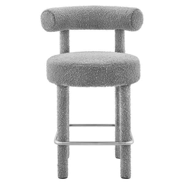 Toulouse Boucle Fabric Counter Stool – Set of 2 By Modway