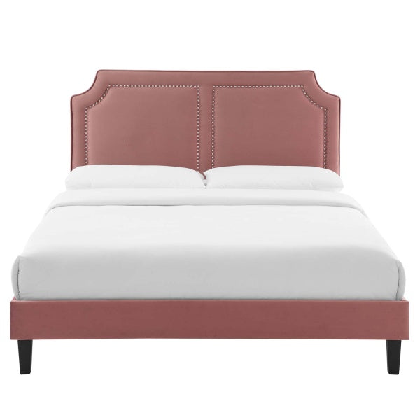 Novi Performance Velvet Twin Bed By Modway