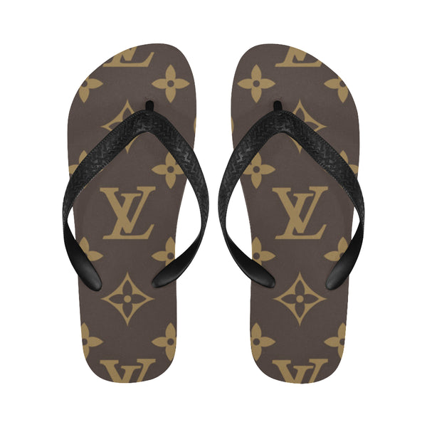 Louis Vuitton thong flip flop sandals damier green rubber 10 LV or 11 US 44  EUR