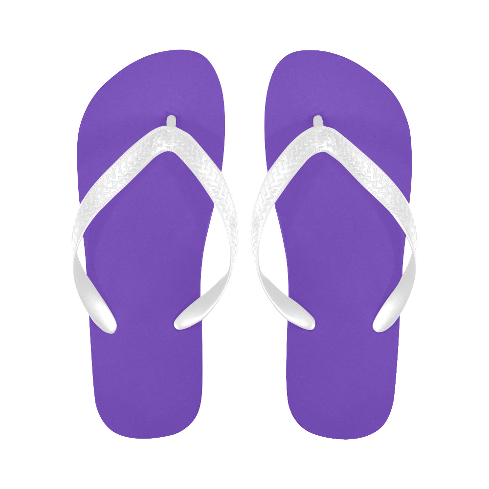Purple Flip Flops for Men/Women (Model 