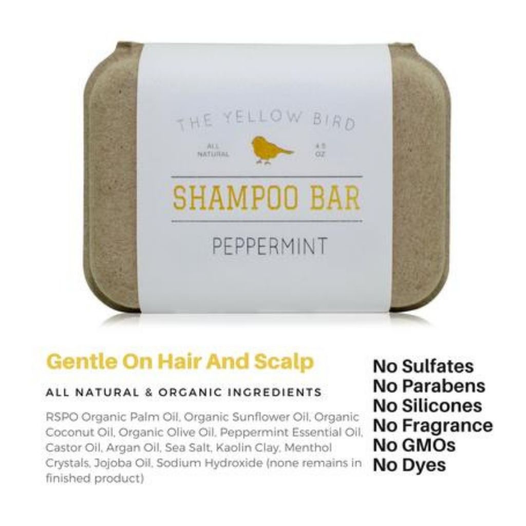 peppermint shampoo bar