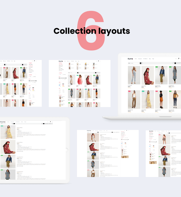 collection layouts