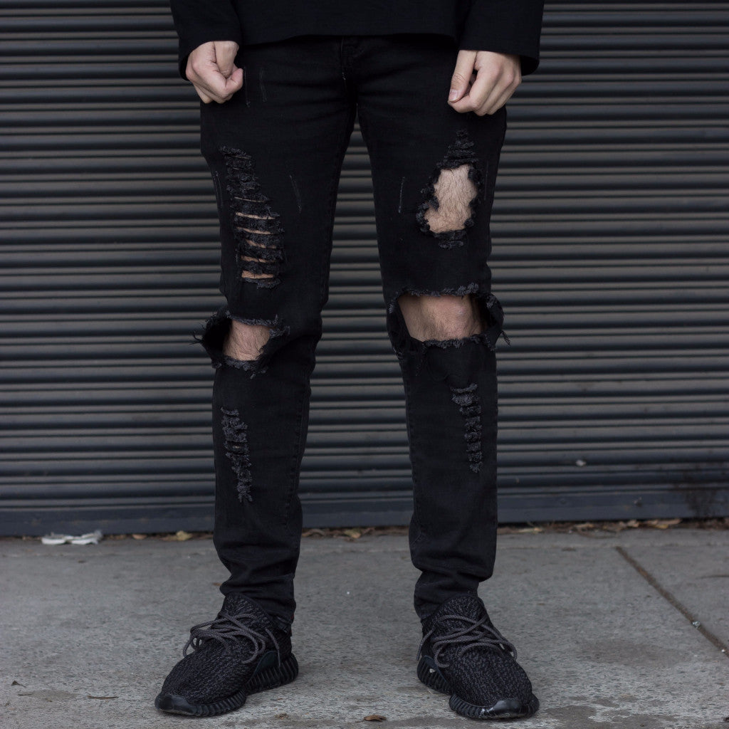 yeezy black jeans