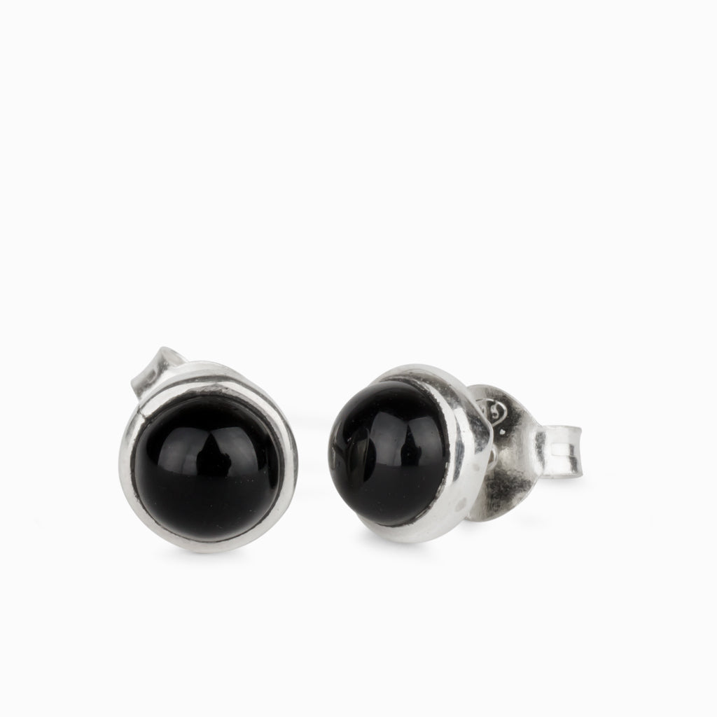 Black Onyx Stud Earrings | Made In 