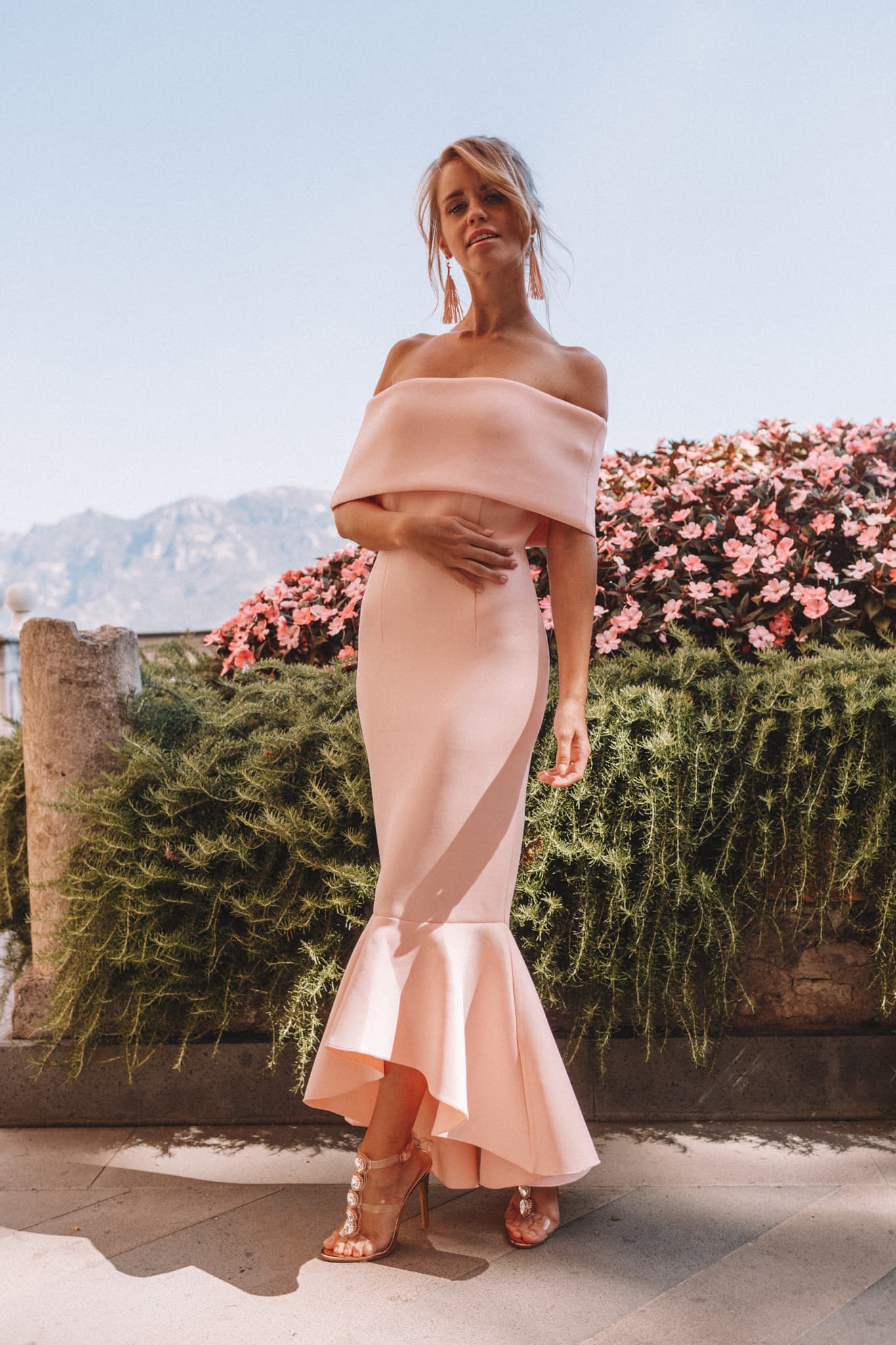 Avenue Scuba Dress | Blush