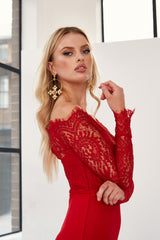 loreta red dress