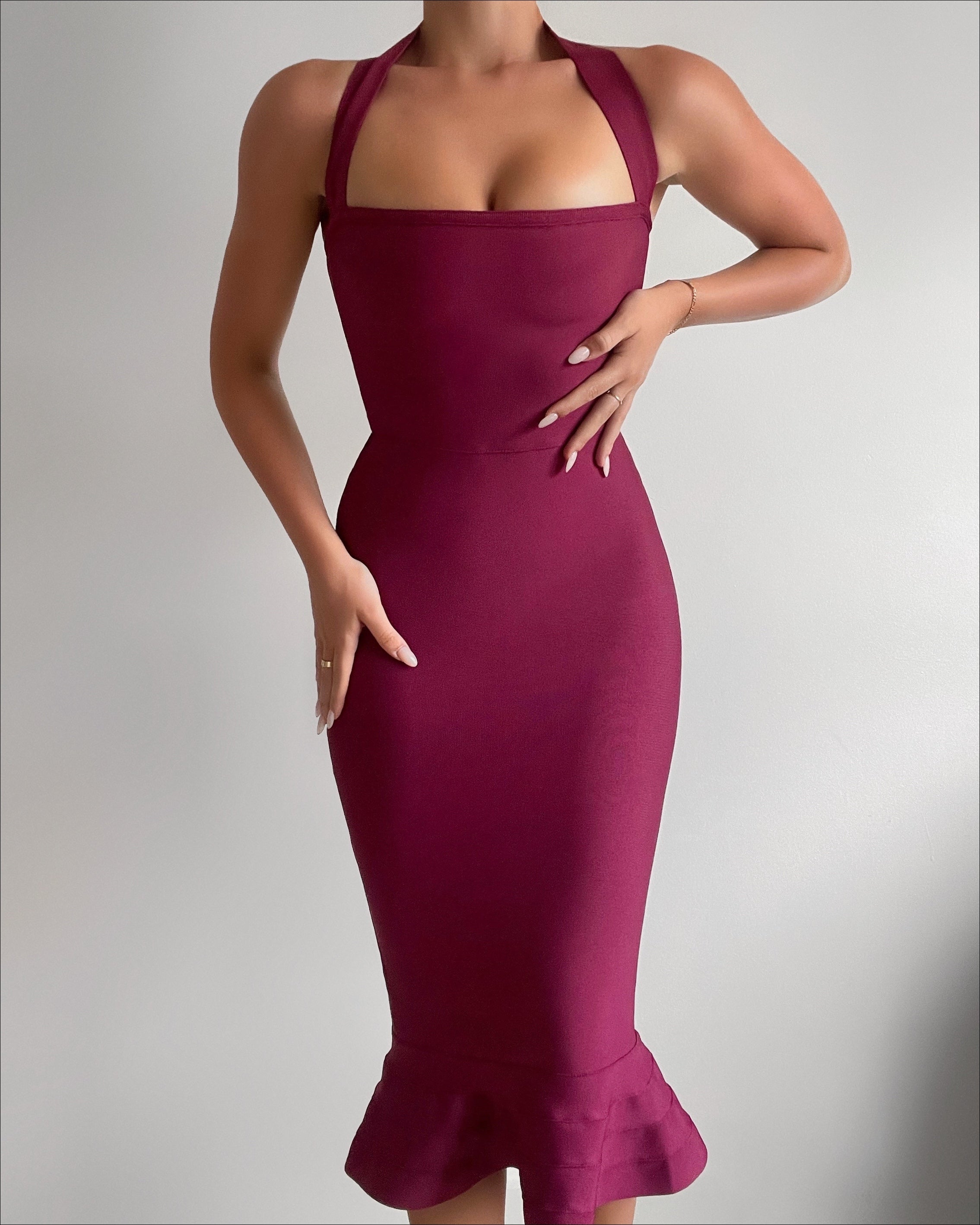 Penelopre Dress | Plum