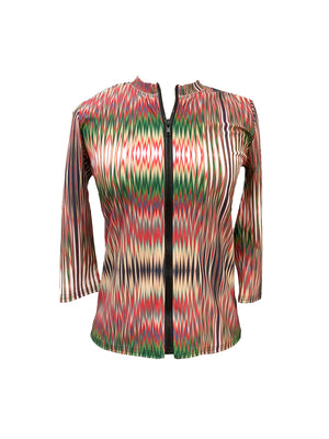 Ladies Missoni Print Swim Top - Modest Necessities - Ladies Swim Tops
