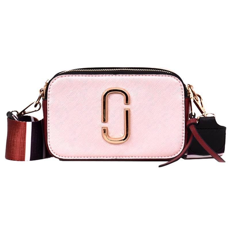 purse with colorful strap