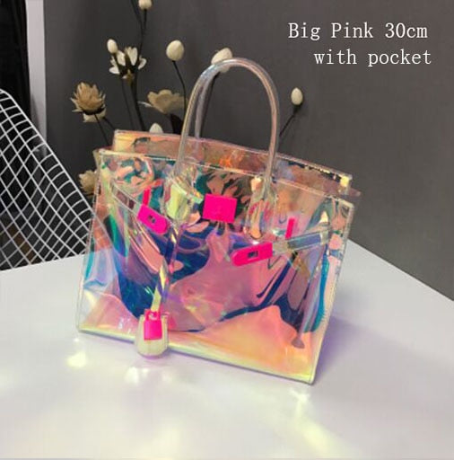 Eco-Friendly Jelly Handbag (Holographic 