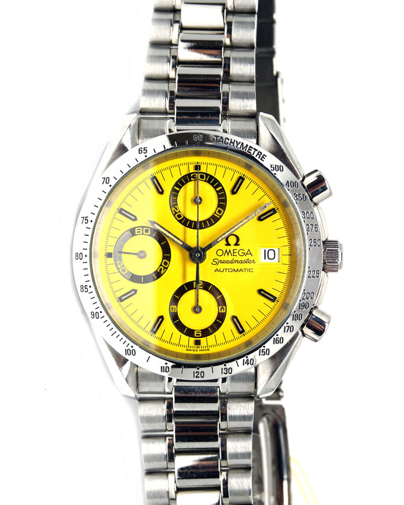 omega speedmaster yellow dial