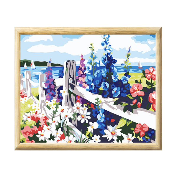 Iconix Adult Paint by Numbers with Frame - Garden Goodness