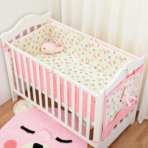 Baby Girl Crib Cotton Bumper