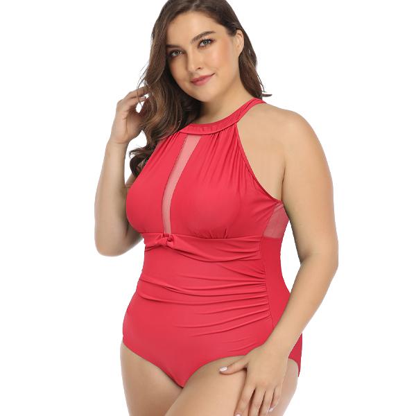 plus red swimsuit