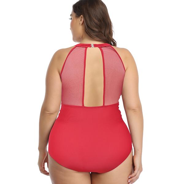 plus red swimsuit