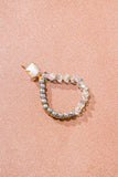 Grey Pearl Crystal Teardrop Earrings - Nakamol